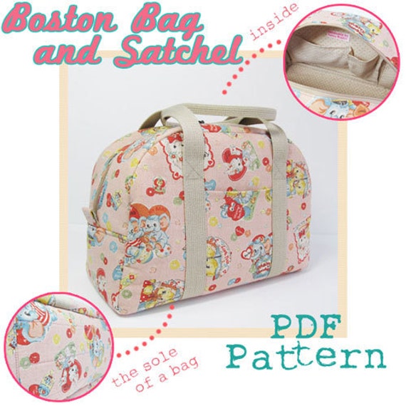 The Mini Boston Bag Free Sewing Pattern | IUCN Water