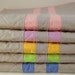 The Colors of Spring, Cuddle Quilt for Baby, in gray and blush pink