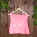 ZODIAC - SCORPIO Neon Pink Crop Tank