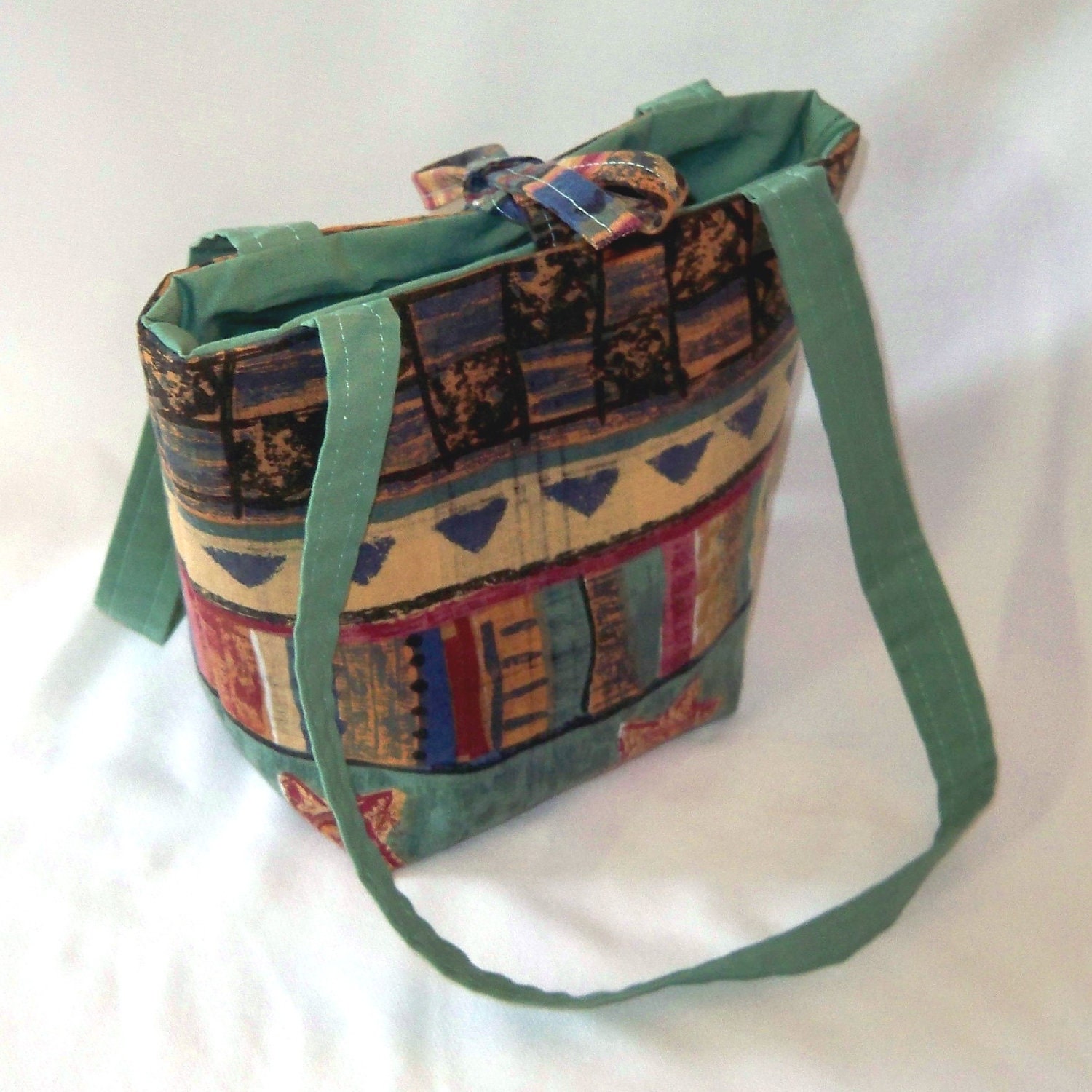 Aztec Purse Small Tote Bag Handmade Handbag Cloth Purse