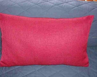 16 X 26 Red Pillow Cover