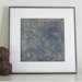Etching Print, Navy Blue Modern Art: Nothing out of Something