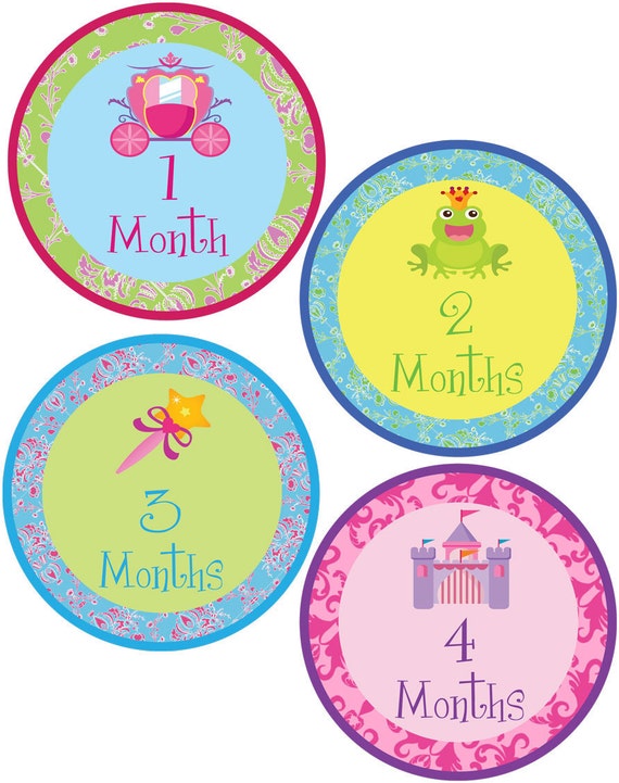 baby month 1 shower gift Monthly For Bodysuit Shower New Stickers or Baby Mom