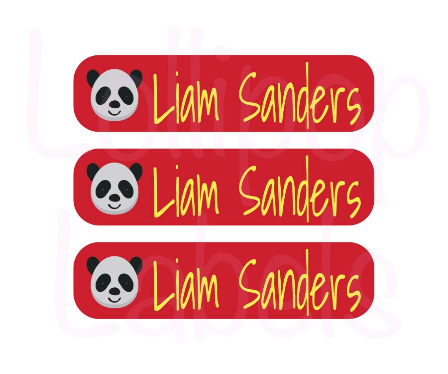 48 custom personalized name tags perfect for books school