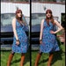 SALE vtg 90s does 60s MOD DAISY floral mini dress, xs - s