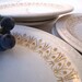 Vintage Restaurant Ware Plates, Four Syracuse Dinner Plates