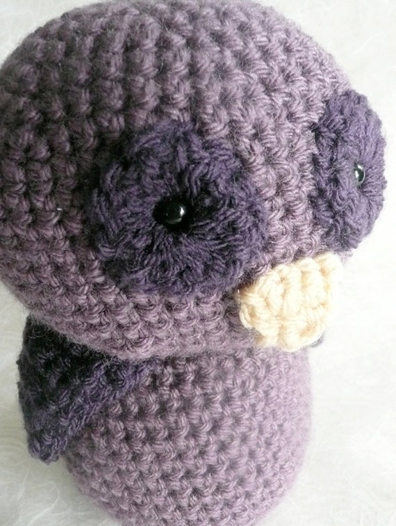 stuffed purple owl