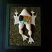 READY TO SHIP Knitted Dissected Frog