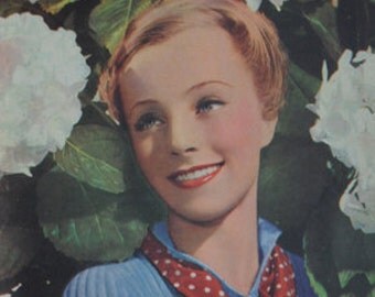 Vintage French 1938 magazine Marie Claire