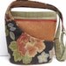 Cross Body Purse, Shoulder Bag, Upholstery Fabric, Floral