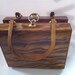 Amber Lucite Handbag