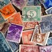 Vintage International Postage Stamps LOT of 25