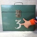 Vintage Industrial Metal Storage Box Number 3