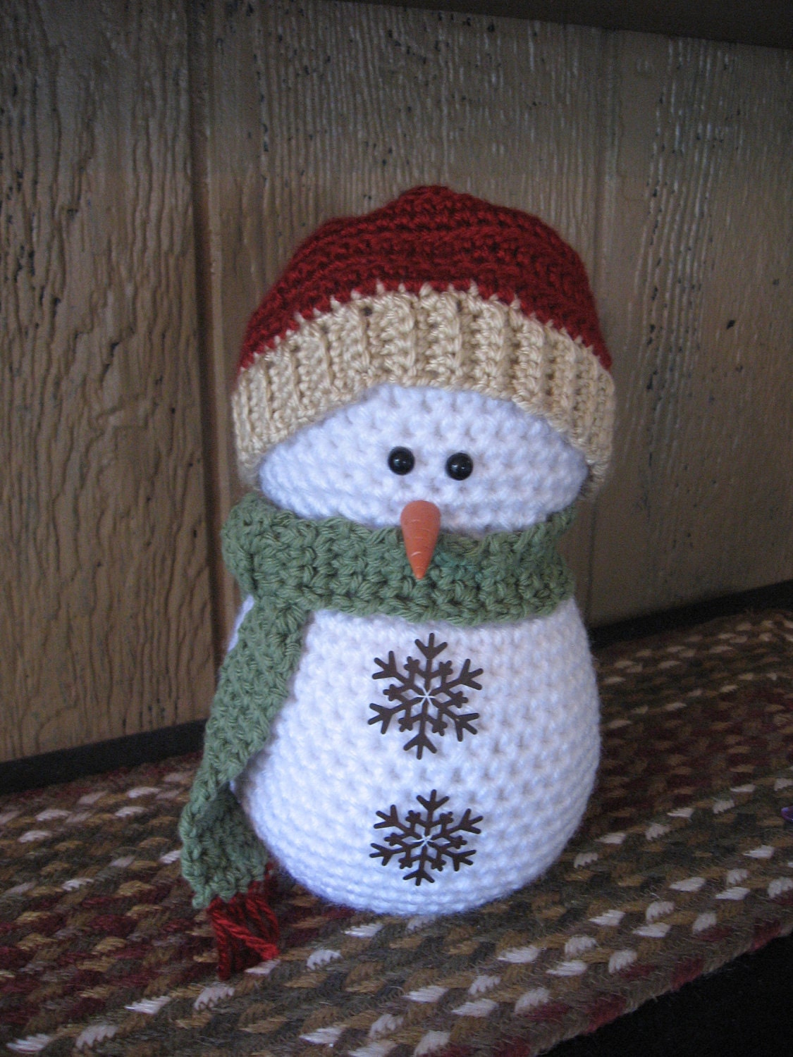 Crocheted Snowman