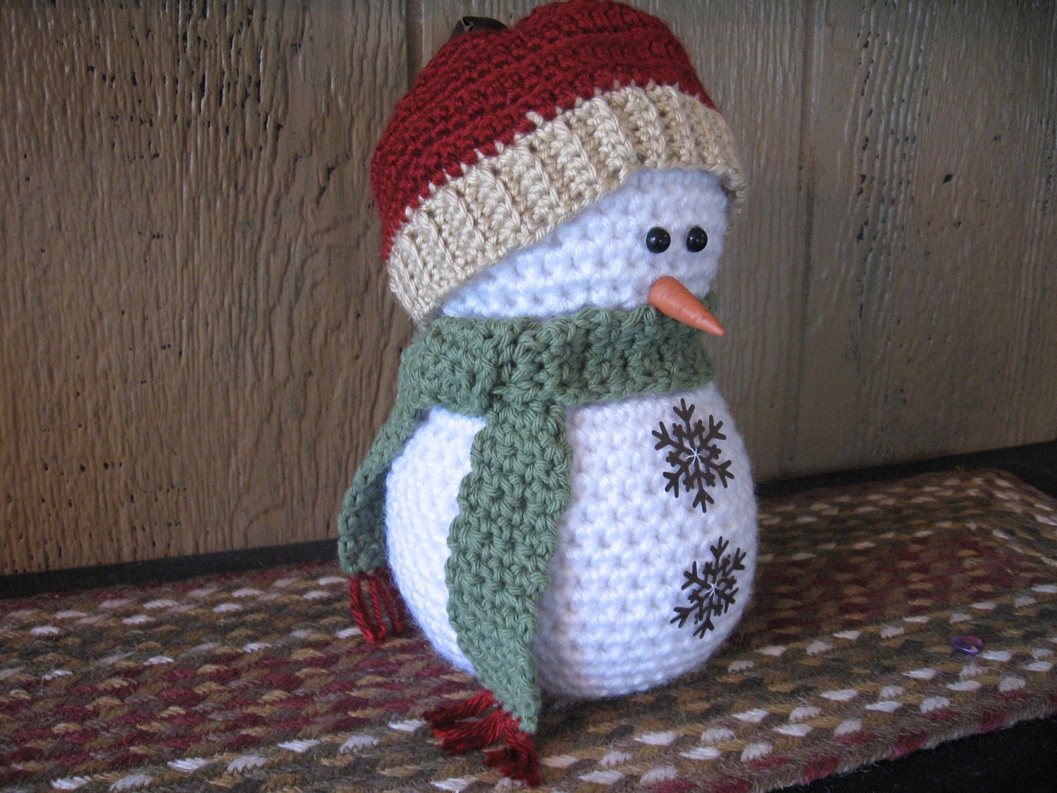 Crocheted Snowman