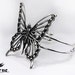 Reserved for everywitchway - Gothic Cuff, Neo Victorian, Steampunk, Lolita, Mythology,Fantasy, Cosplay, Fairy - Butterfly Cuff