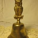 Vintage Owl Brass bell