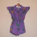 VTG Purple Palm Tree vintage 80s Jumper (2t)