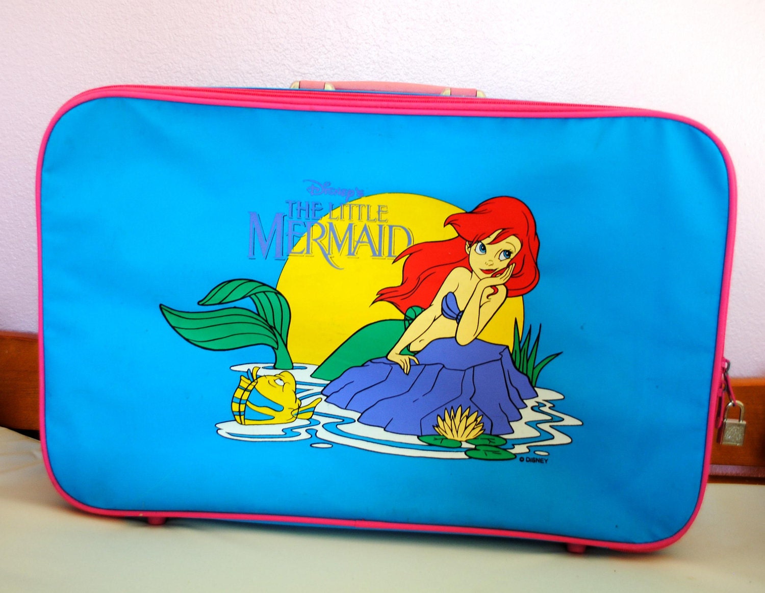 80's The little Mermaid Child Suitcase