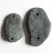 Double Drilled Pebbles - Raw Beach Rocks