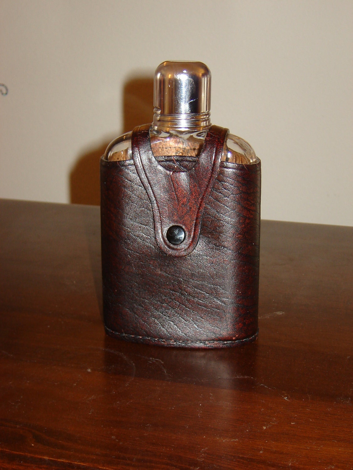 Vintage Leather Flask 85