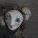 The Woo - OOAK paper clay and needlefelt art doll ADE