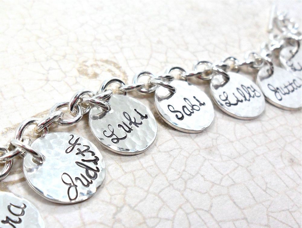 Family Charm Bracelet | Jewelry for Mom | Jewelry for Grandma