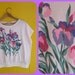 Flower Friends Set of TWO awesome Vintage Flower Printed Shirts