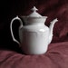 Antique French coffee pot and sugar bowl Porcelaine de Paris
