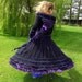 Black and purple Elf Coat - uPcYcLeD SwEaTeRs - One of a kind