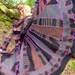 SALE - Stripe sweater Coat XL - Steampunk pixie punk - READY to Ship