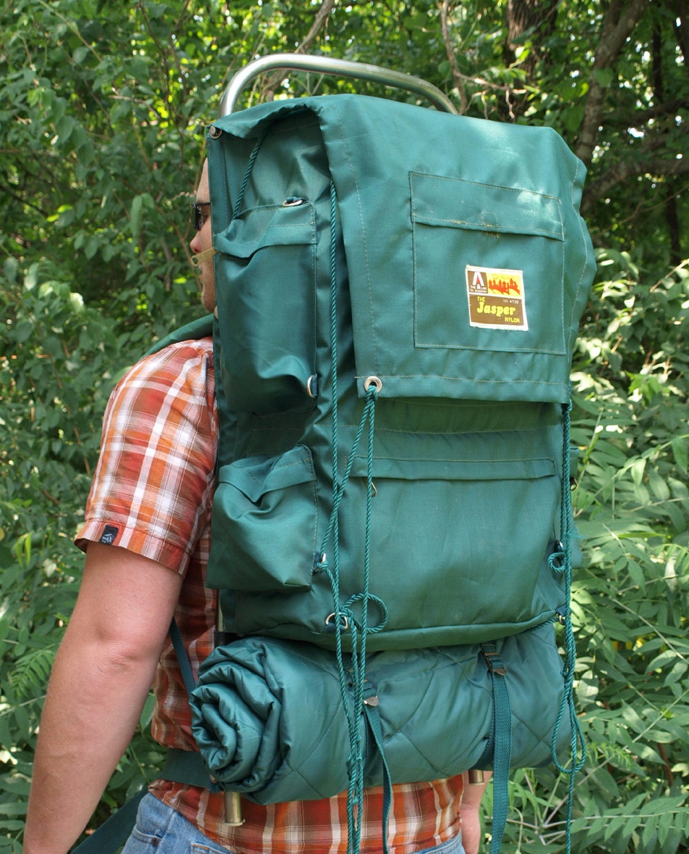 Vintage external frame backpack