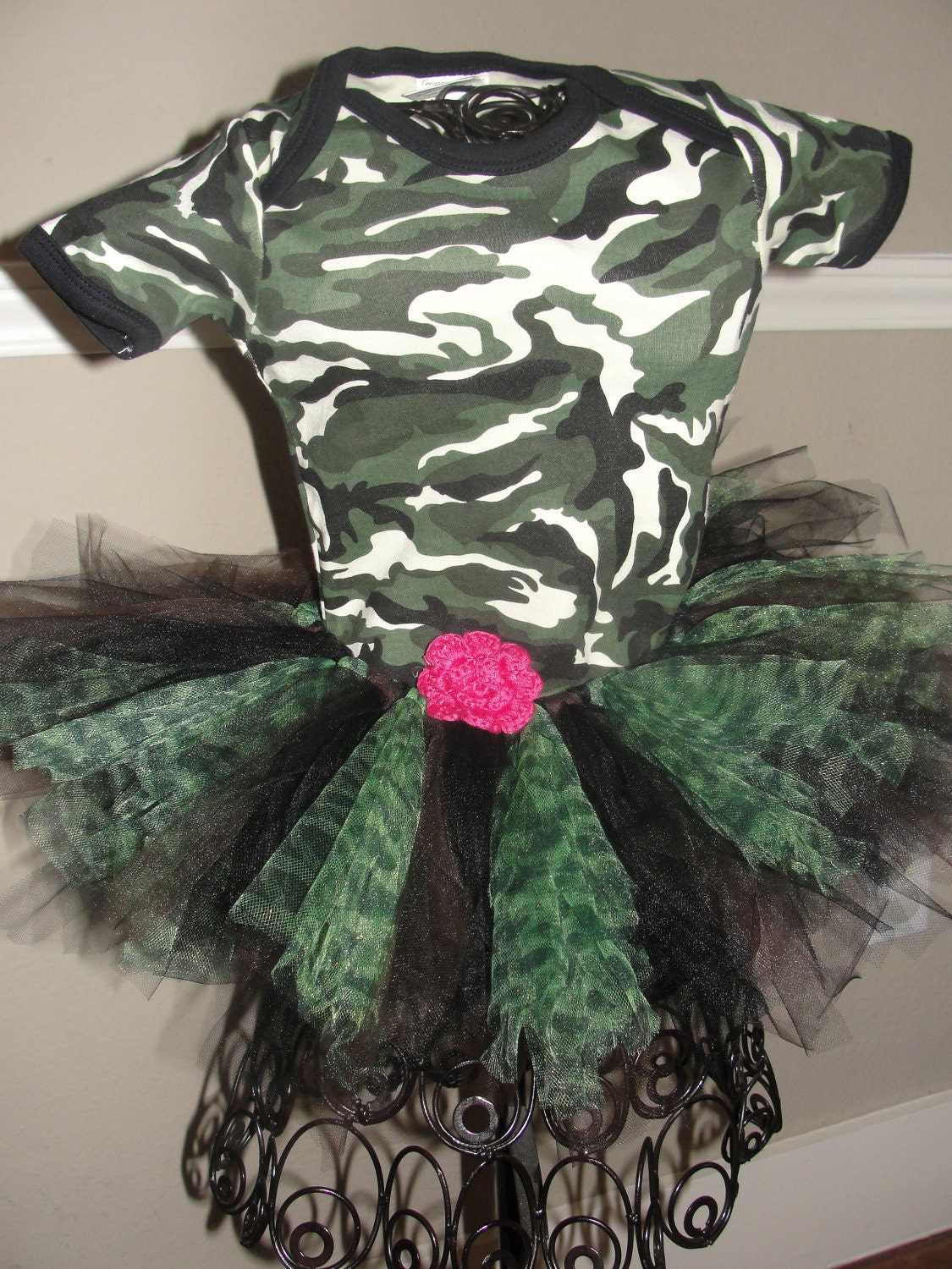 Baby/Children's Camo Tutu outfit by deneeandavery on Etsy