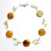 Floating necklace, Spring garden., soft yellow green necklace and agates, summer necklace,bridesmaid, wedding party,