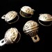 One large noisy gold Indian bell 1.25 x 1" or 3 x 2.5 cm