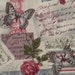 SALE - Gothic style butterflies and roses, gray, almost 1 yard, pure cotton fabric