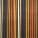 SALE - Stripes in mustard yellow, orange, pale lime, brown, and black, fat quarter, pure cotton fabric