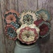 Primitive Americana Flower Bouquet Patriotic