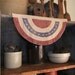 Primitive Americana Bunting Flag