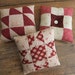 Quilt Pillow Bowl Fillers Tucks Primitive Farmhouse Country Rustic Decor