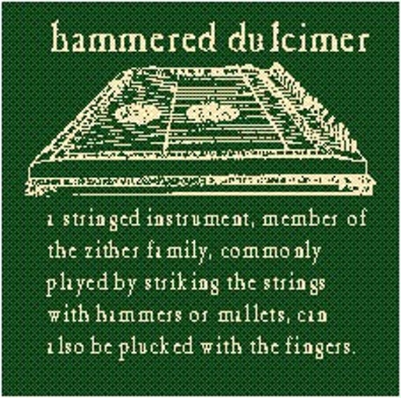Hammered Dulcimer Definition TShirt by Teesnat on Etsy