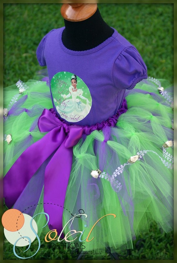 princess and the frog tutu set