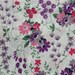 Fantasy Floral Fabric Remnant