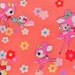 1.30 meter - Lecien Fabric - Honey Tune Deer , Squirrel and Bunnies