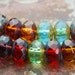 Czech Glass Picasso Rondelle 9x6mm Beads- 25