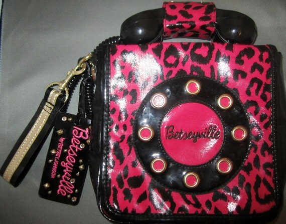 betsey johnson iridescent purse