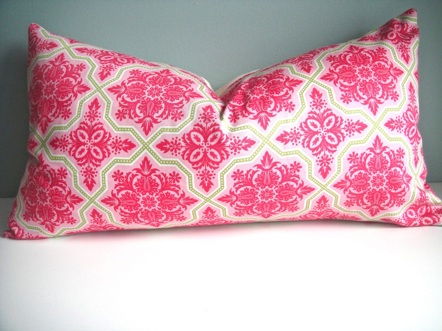 12X20 Decorative Pillow In Heirloom Fuchsia by HomeStylin on Etsy