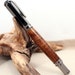 Curly Koa Black Chrome Wood Fountain Pen