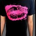 Lips T Shirt Hot Pink Unisex / Mens Graphic Tee L