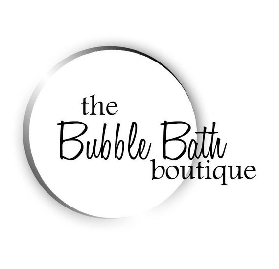 Items similar to A bubble bath logo - A pre-made logo for scented and ...